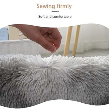 BXEBUI Non-Slip Microfiber Bathroom Rug Set - 3 Pcs