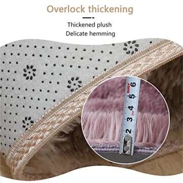 BXEBUI Non-Slip Microfiber Bathroom Rug Set - 3 Pcs