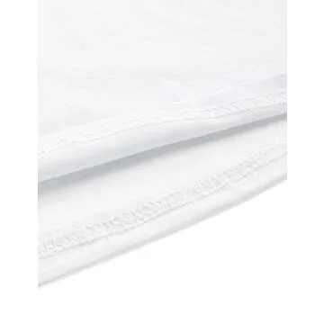 SweatyRocks Women's Summer Short Sleeve Tee Distressed Ripped Crop T-shirt Tops White S