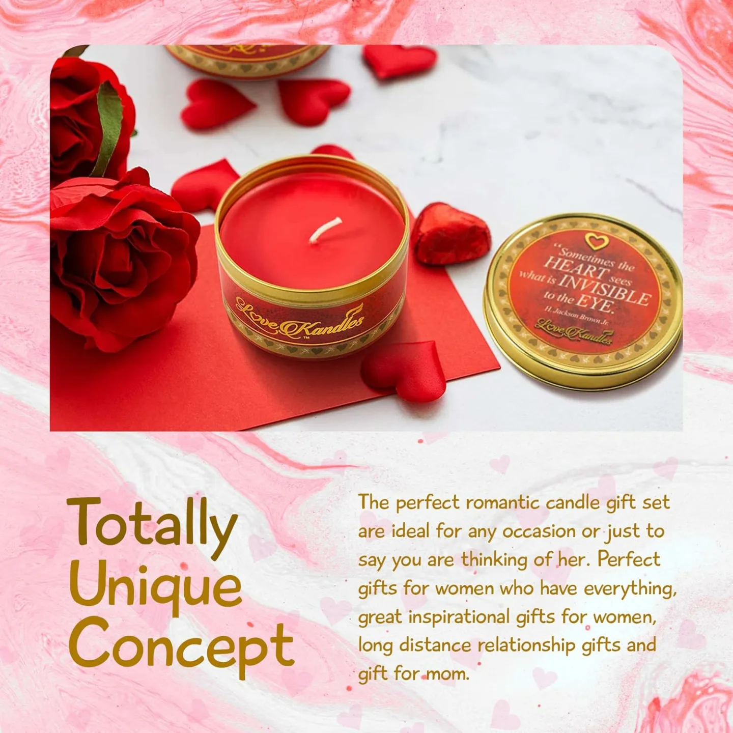 Love Kandles Aromatherapy Candle Gift Set for Women