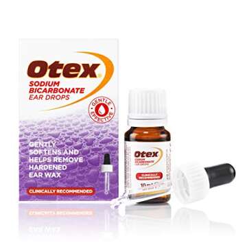 Otex Sodium Bicarbonate Drops for Hardened Ear Wax, 10ml