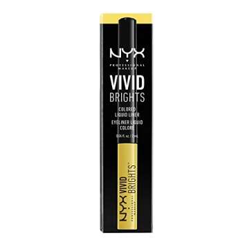 NYX Vivid Brights Liquid Eyeliner - Bright Pastel Yellow