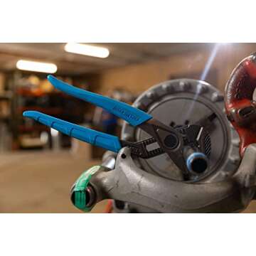 CHANNELLOCK 440X 12-inch SPEEDGRIP Straight Jaw Tongue & Groove Pliers | Made in USA | Forged High Carbon Steel