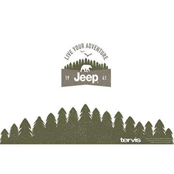 Tervis Jeep Live Your Adventure Triple Walled Insulated Tumbler Travel Cup Keeps Drinks Cold & Hot, ...