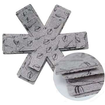 Luxury Pot and Pan Protectors - Scratch-Free Cookware Pads