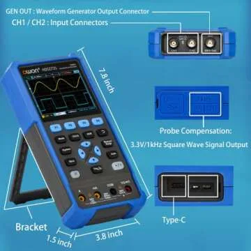 HDS272S 3-in-1 Digital Handheld Oscilloscope with Multimeter