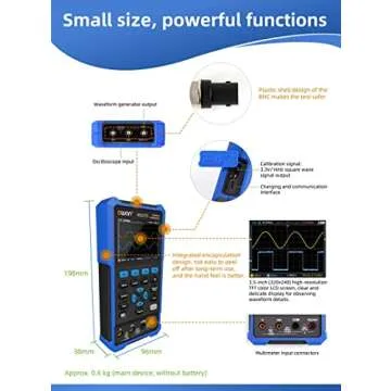 HDS272S 3-in-1 Digital Handheld Oscilloscope with Multimeter