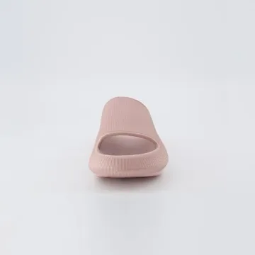 CUSHIONAIRE Feather Slides – Comfortable Cloud Cushion House Slippers for Women, Indoor Outdoor EVA Foam Foot Spa Shower Shoes, Non-Slip Arch Support, PINK 8