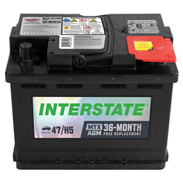 Interstate Mega-Tron® 12V AGM Automotive Battery 60Ah, 650CCA for Cars, Trucks, SUVs