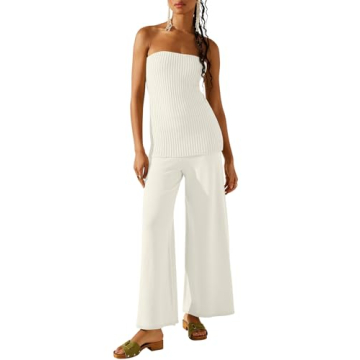 Tankaneo Women's 2 Piece Knit Set for Every Occasion