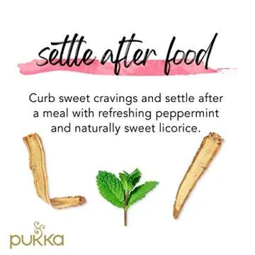 Pukka Organic Herbal Tea Peppermint & Licorice 20 Tea Bags
