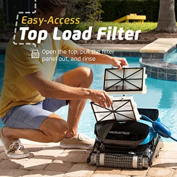 Dolphin Nautilus CC Plus Wi-Fi Robotic Pool Cleaner Smart Navigation