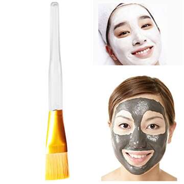Facial Mask Brush - Premium Soft Face Brushes for Easy Application of Skincare Products (1-Pack)