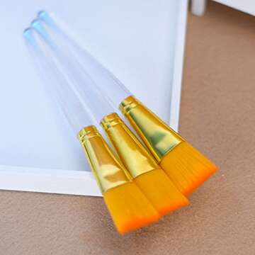 Premium Soft Facial Mask Brush for Easy Skincare Application