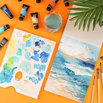 Grabie Acrylic Paint Set - 48 Vibrant Colors with Art Tools