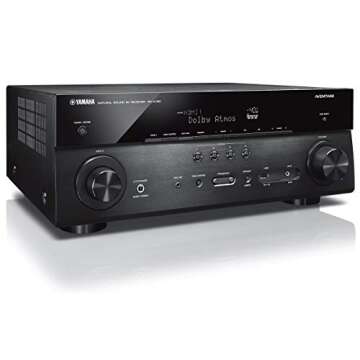 Yamaha AVENTAGE RX-A780 7.2-ch 4K Ultra HD AV Receiver with HDR Dolby Vision Dolby Atmos Wi-Fi Phono YPAO and MusicCast. Works with Alexa.
