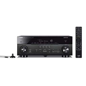 Yamaha AVENTAGE RX-A780 7.2-ch 4K Ultra HD AV Receiver with HDR Dolby Vision Dolby Atmos Wi-Fi Phono YPAO and MusicCast. Works with Alexa.