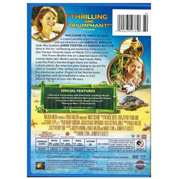 Nim's Island Factory Sealed DVD Adventure for All Ages