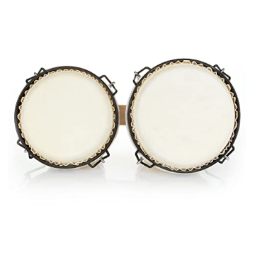 Bongo Drums 6" and 7" Set for All Ages - Perfect Gift!