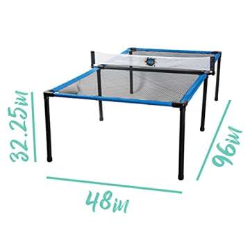 Franklin Sports Spyder Pong Tennis - Table Tennis, Volleyball + 4-Square Outdoor Game - Indoor + Out...