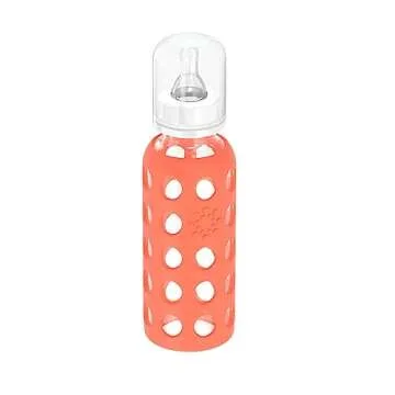 Lifefactory Glass Baby Bottles with Silicone Protection