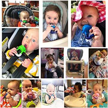Baby Food Feeder Pacifier 3 Pack Safe Teething Toy