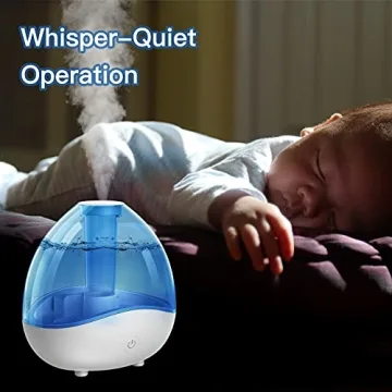 Loerio Cool Mist Humidifier with Night Light for Home