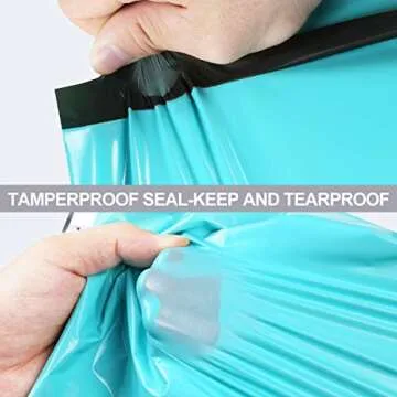 UCGOU Poly Mailers 14.5x19 Inch Teal 100 Pack Large Shipping Bags #7 Strong Thick Mailing Envelopes Self Sealing Adhesive Waterproof and Tear Proof Mailing Bags for Shipping Clothes