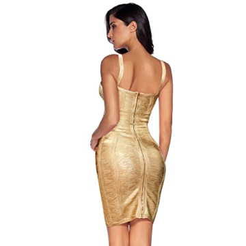 Meilun Belt Detail Bandage Bodycon Party Dress