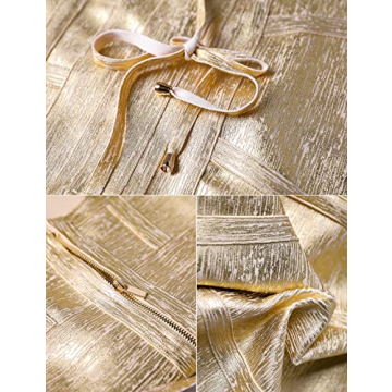 Meilun Belt Detail Bandage Bodycon Party Dress