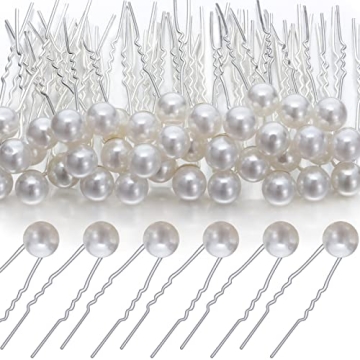 40 Packs Pearl Hair Pins for Elegant Bridal Styles and Events