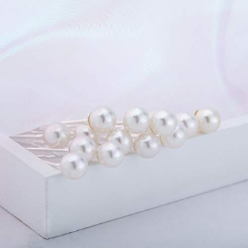 Elegant Pearl Hair Pins for Weddings and Events - 40 Pack