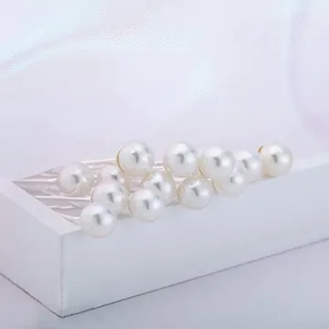 Elegant Pearl Hair Pins for Weddings and Events - 40 Pack