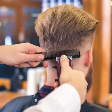 5Pcs Black Barber Combs Set - Durable Styling Tools for Men