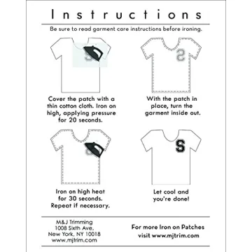 Personalized M&J Trimming Varsity Iron-On Patches