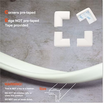 Roving Cove Slim-Fit Corner Edge Protectors for Baby Safety