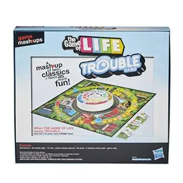 Hasbro Gaming Game Mashups Life and Trouble