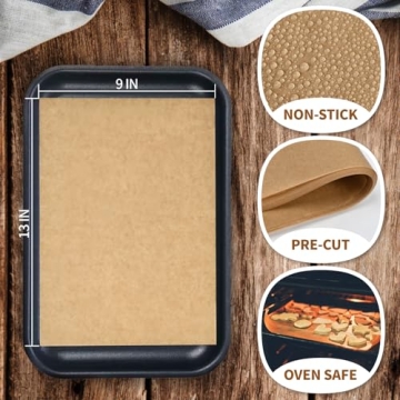 Parchment Paper Sheets - 100 Pcs Non-Stick Baking