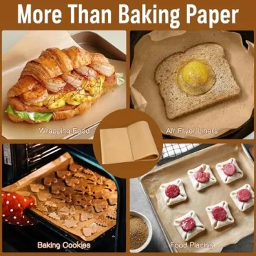 Parchment Paper Sheets - 100 Pcs Non-Stick Baking