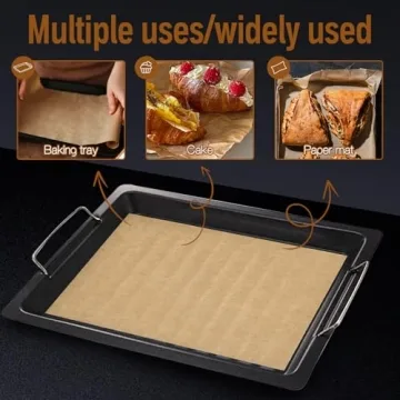 Parchment Paper Sheets - 100 Pcs Non-Stick Baking