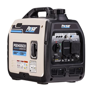 Pulsar PGD40ISCO Ultra Light Quiet 4000W Portable Gas Inverter Generator
