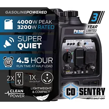 Lightweight 4000W Portable Generator for Campers and Home Use