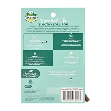 Oxbow Enriched Life Timothy Lollipop - Delicious & Healthy