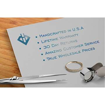 Houston Diamond District 15 Carat Round 14K White Gold 17 "Graduate Diamond Tennis Riviera Necklace (H-I Color, I1 Clarity) Graduating Premium Collection 3 Prong