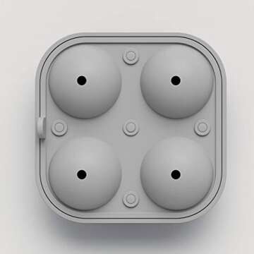 Glacio Ice Ball Maker Mold - Perfect Chill for Whiskey Drinks