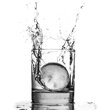 Glacio Ice Ball Maker Mold - Perfect Chill for Whiskey Drinks