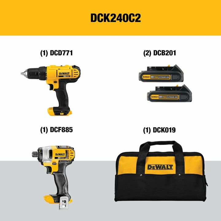 DEWALT Drill & Impact Driver Combo Kit | 20V MAX