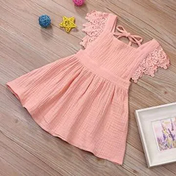 Toddler Baby Girls Cotton Summer Dress for Playtime