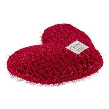 Comforting DEMDACO Giving Heart Pillow in Cranberry Red