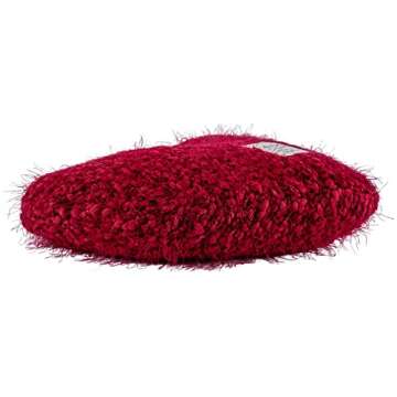 Comforting DEMDACO Giving Heart Pillow in Cranberry Red